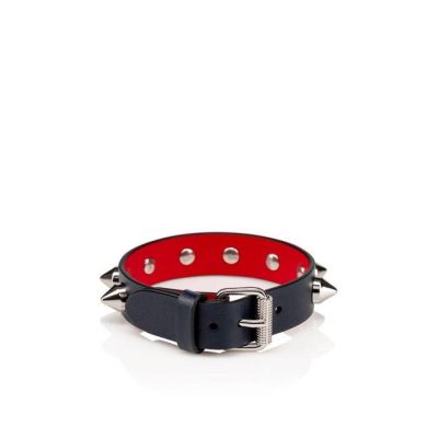 Pulsera M Loubilink Christian Louboutin Hombre - Azul Marino/Plateados - 3160752BK01